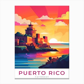Caribbean Puerto Rico Travel Canvas Print