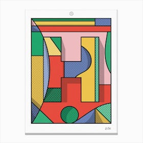 The Letter H Canvas Print
