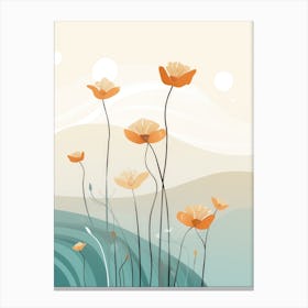 Poppies — Stock Vector Canvas Print