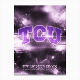 Tcu Horned Frogs Canvas Print