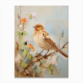 Bird Painting Finch 4 Canvas Print