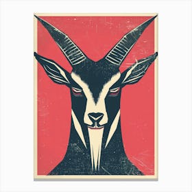 Goat Head Canvas Print