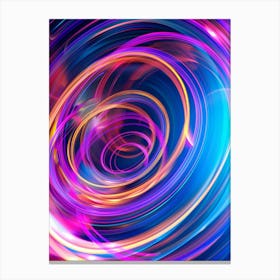 Abstract Swirls Background Canvas Print