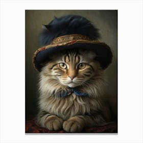 Cat In Hat 6 Canvas Print