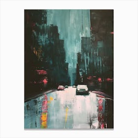 New York City Rain Canvas Print