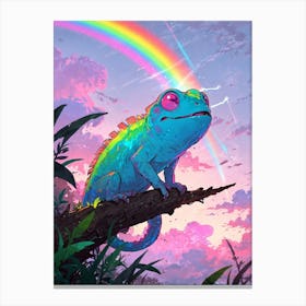 Rainbow Chamelon 2 Canvas Print