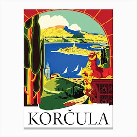Korcula Island, Croatia Canvas Print