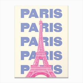 Paris Eiffel Tower 10 Canvas Print