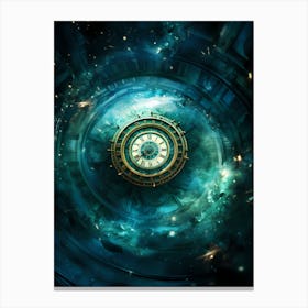 Clock Wallpaper 7 Canvas Print