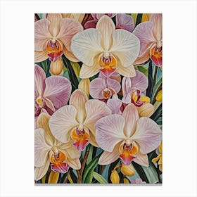 Orchid Flowers no1 Canvas Print