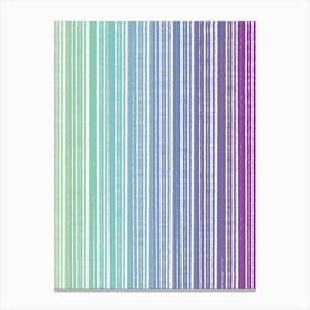 Rainbow Stripes Canvas Print