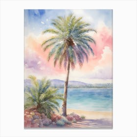 Palm Tree Painting Canvas Print
