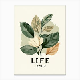 Life Lover No 2 Canvas Print