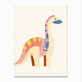Nursery Dinosaur Art Apatosaurus Canvas Print