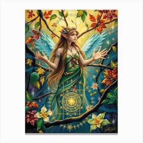 Flux Schnell Thrilling Ancient Ritual To Commune With Nature S 1 Canvas Print