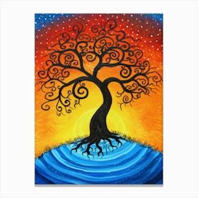 Tree Of Life 123 Canvas Print