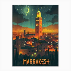 Marrakesh Traveling Canvas Print