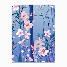 Wallpaper Sakura Canvas Print
