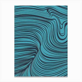 Abstract Wave Pattern 9 Canvas Print