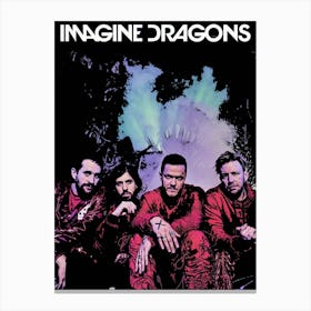 Imagine Dragons 7 Canvas Print