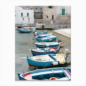 Port in Puglia in Italy Canvas Print