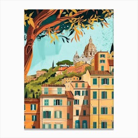 Roma illustration Canvas Print