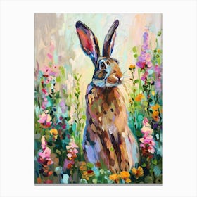 Argente Rabbit Painting 3 Canvas Print