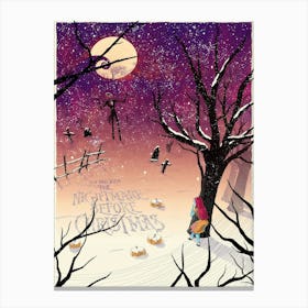Nightmare before christmasy Canvas Print