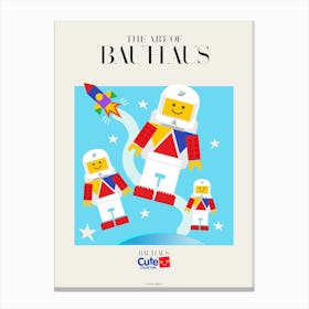 BAUHAUS FOR KIDS | ASTRONAUTES Canvas Print