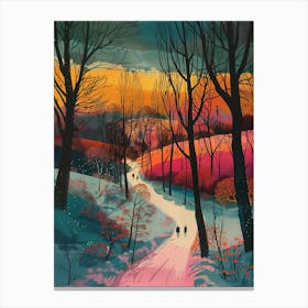 Winter Walk Canvas Print