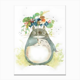 My Neighbor Totoro Funny Canvas Print