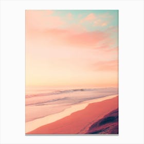 California Dreaming - Pastel Horizon Canvas Print