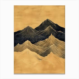 Mountains In The Sky 4 Canvas Print