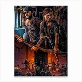 Last Of Us days gone 1 Canvas Print