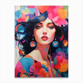 'Floral Girl' Canvas Print