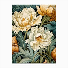 Wallpaper Floral Pattern 2 Canvas Print