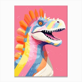 Colourful Dinosaur Spinosaurus 2 Canvas Print