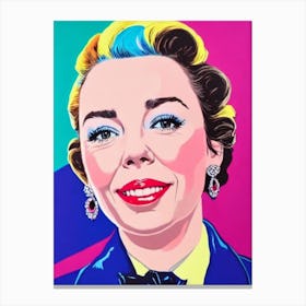 Olivia Colman Pop Movies Art Movies Canvas Print