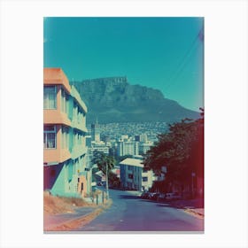 Cape Town Retro Polaroid Inspired 3 Canvas Print