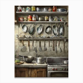 Kitchen Utensils Canvas Print