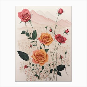 Roses Charms Canvas Print