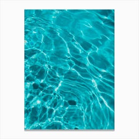 Pool In Summer Canvas Print