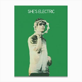 She S Electric Oasis Liam Gallagher Canvas Print