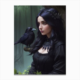 Quoth the Raven Canvas Print