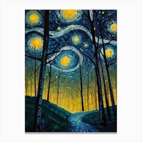 Starry Night 217 Canvas Print