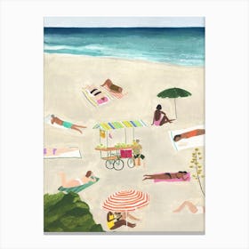 Beach Day Canvas Print