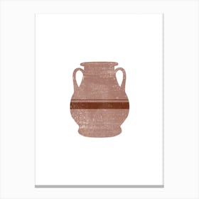 Minimal Greek Vase Pelike Canvas Print