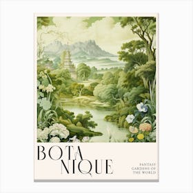 Botanique Fantasy Gardens Of The World 30 Canvas Print