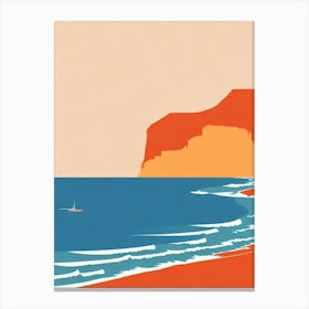 Mona Vale Beach Australia Midcentury Canvas Print