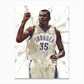 Kevin Durant Oklahoma City Thunder Canvas Print